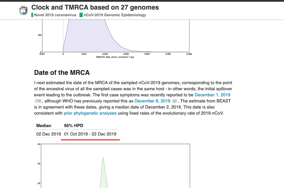 Clock and TMRCA based on 27 genomes